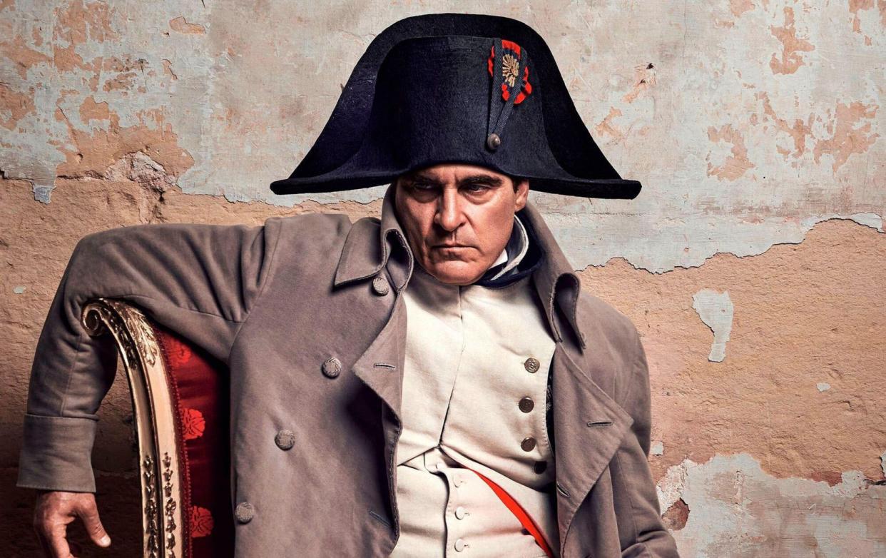 Joaquin Phoenix as Napoleon in Sir Ridley Scott's new movie