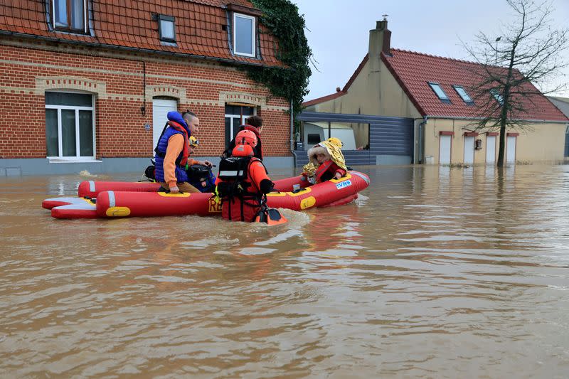 Northern France sees more floods to locals' despair