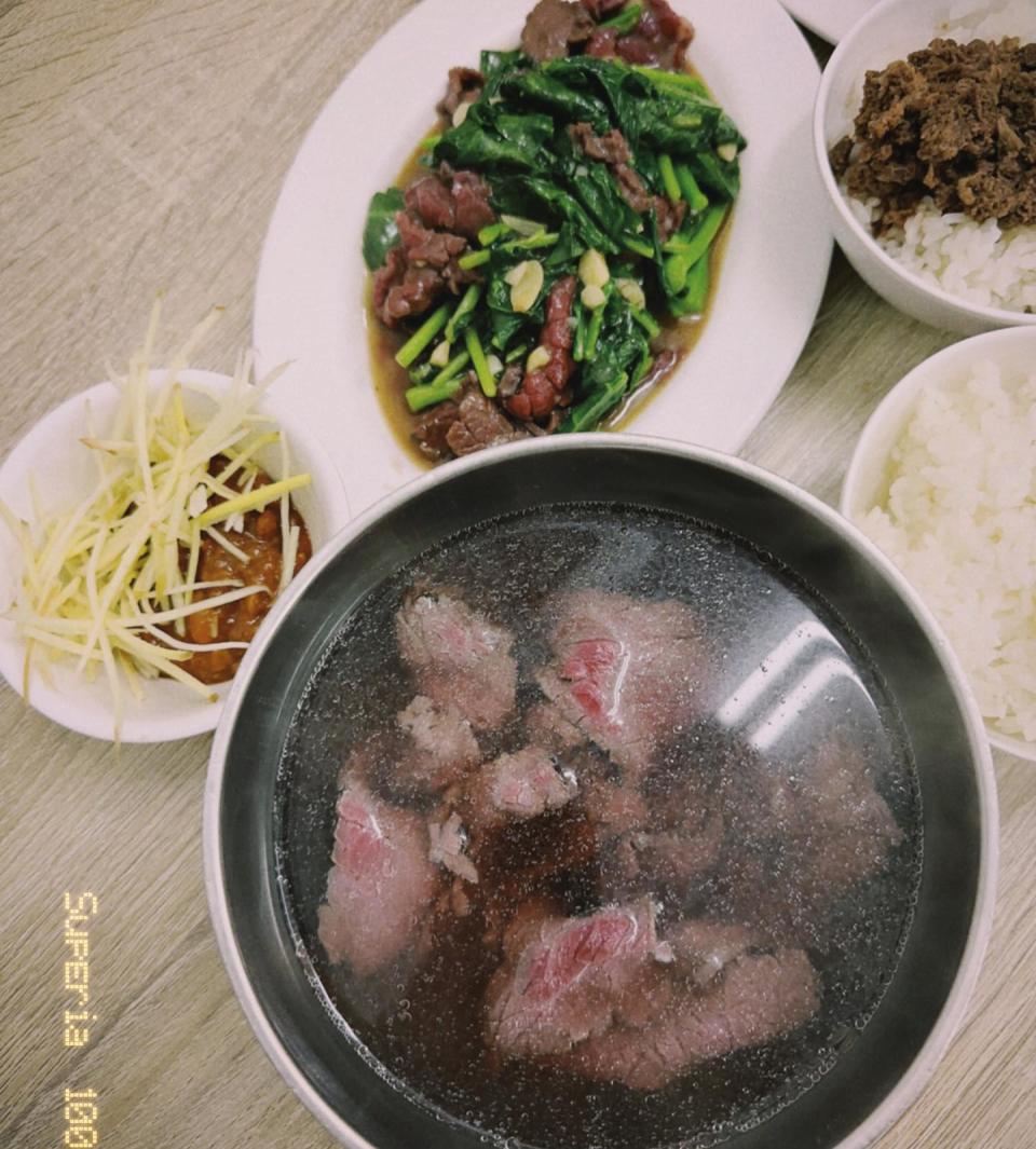 ▲牛肉湯是簡廷芮與先生是這趟台南行最愛的美食。