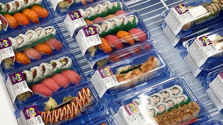 packaged grocery store sushi