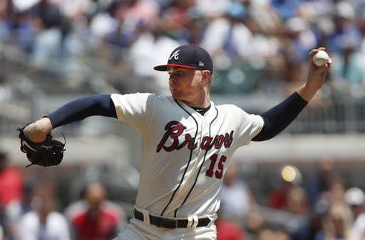 Braves' Sean Newcomb just misses no-hitter vs. Dodgers