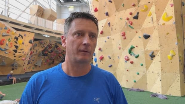 Mark Kozak is the president of the Alberta Climbing Association. (Dan McGarvey/CBC - image credit)