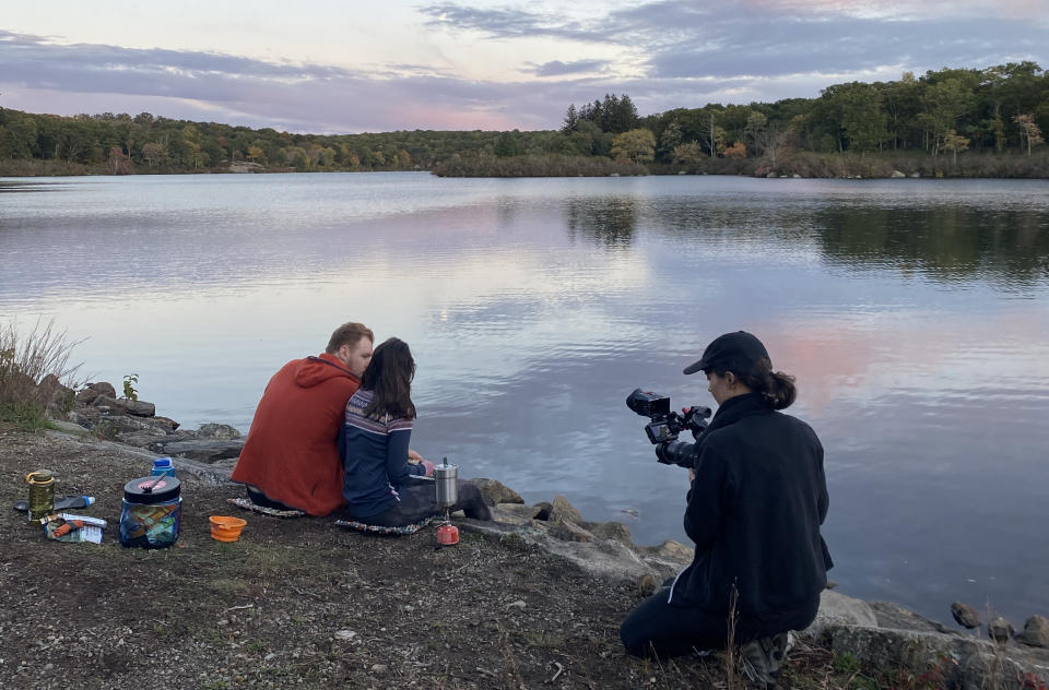 Director Rachel Lears shooting “To the End” - Credit: Karen Gaytán