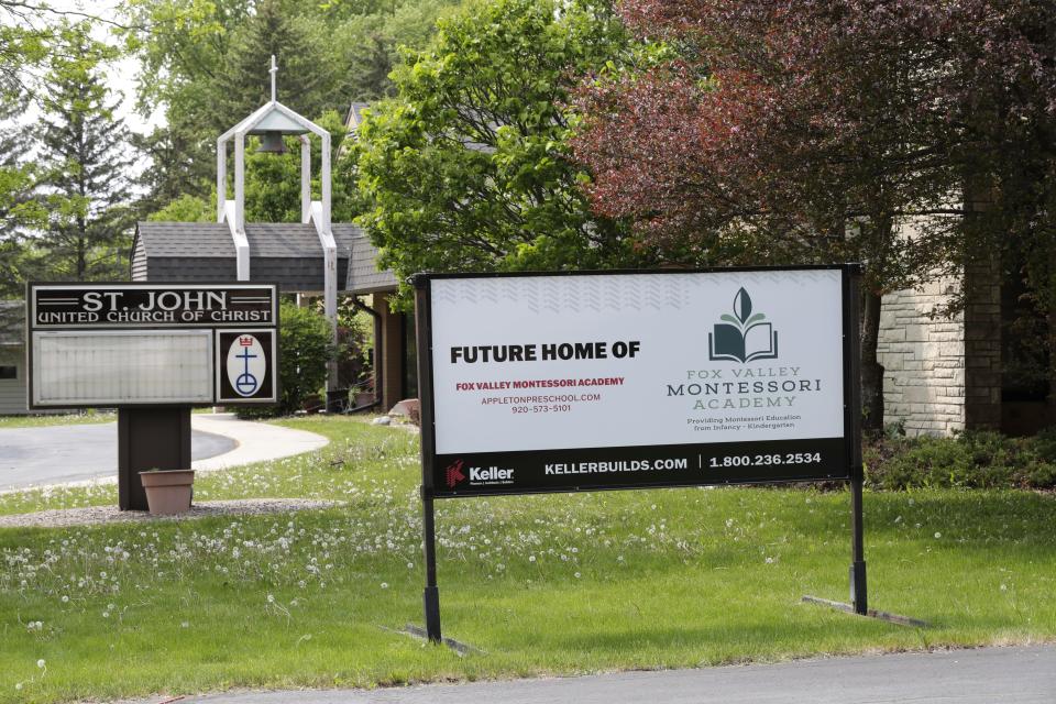 The Fox Valley Montessori Academy is relocating to 1130 W. Marquette Street. The former St. John United Church of Christ is pictured Monday, May 22, 2023, in Appleton, Wis.
(Photo: Dan Powers/USA TODAY NETWORK-Wisconsin)