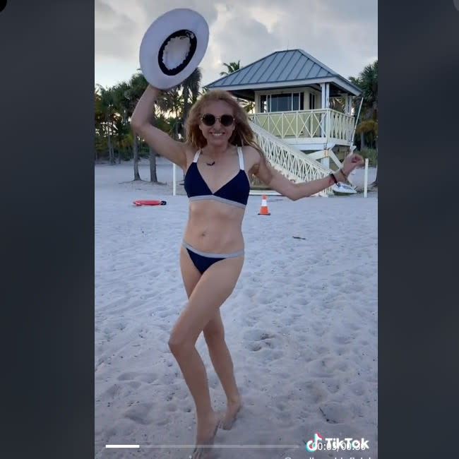 El vídeo que Paulina Rubio ha subido a TikTok credit:Bang Showbiz