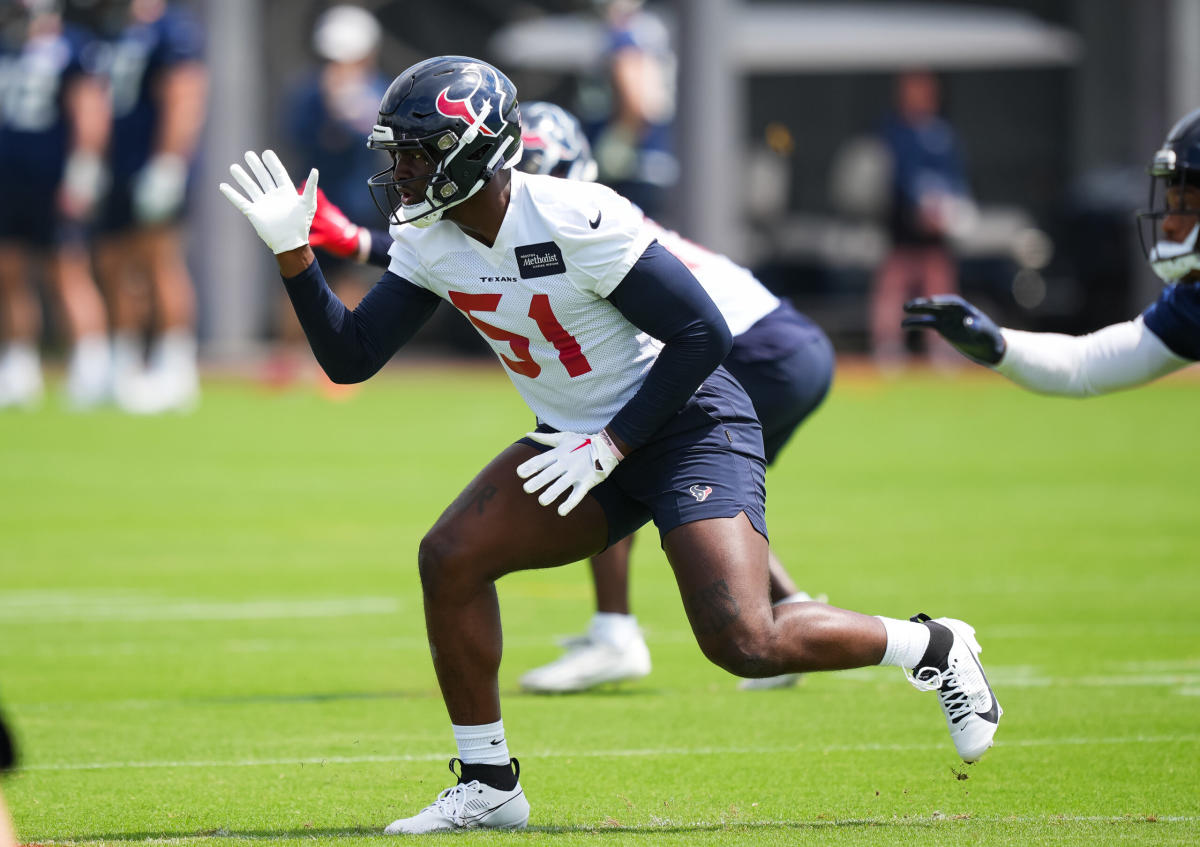 DE Will Anderson is bringing energy to the Texans' defense