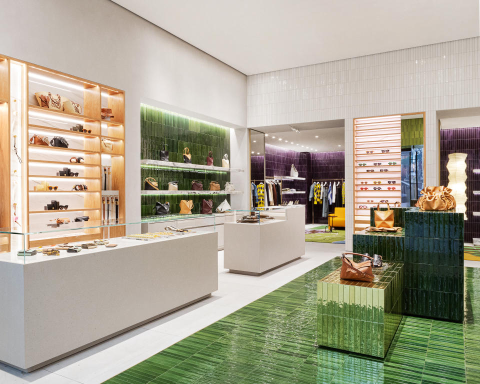 A look at the new Loewe store in Sao Paulo, Brazil.