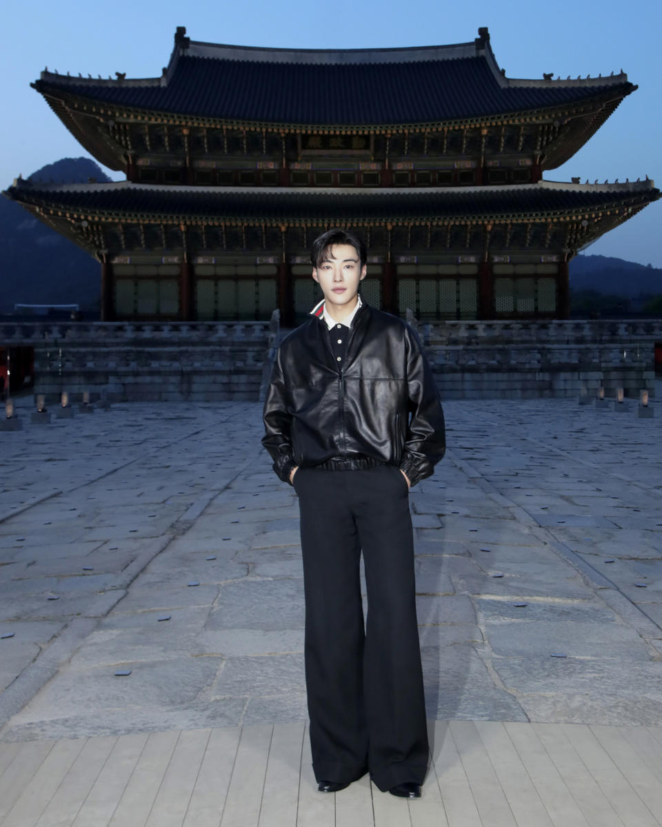 Woo Doh-wan attended Gucci's Cruise 2024 show in Seoul on 16th May 2023. (PHOTO: Gucci)