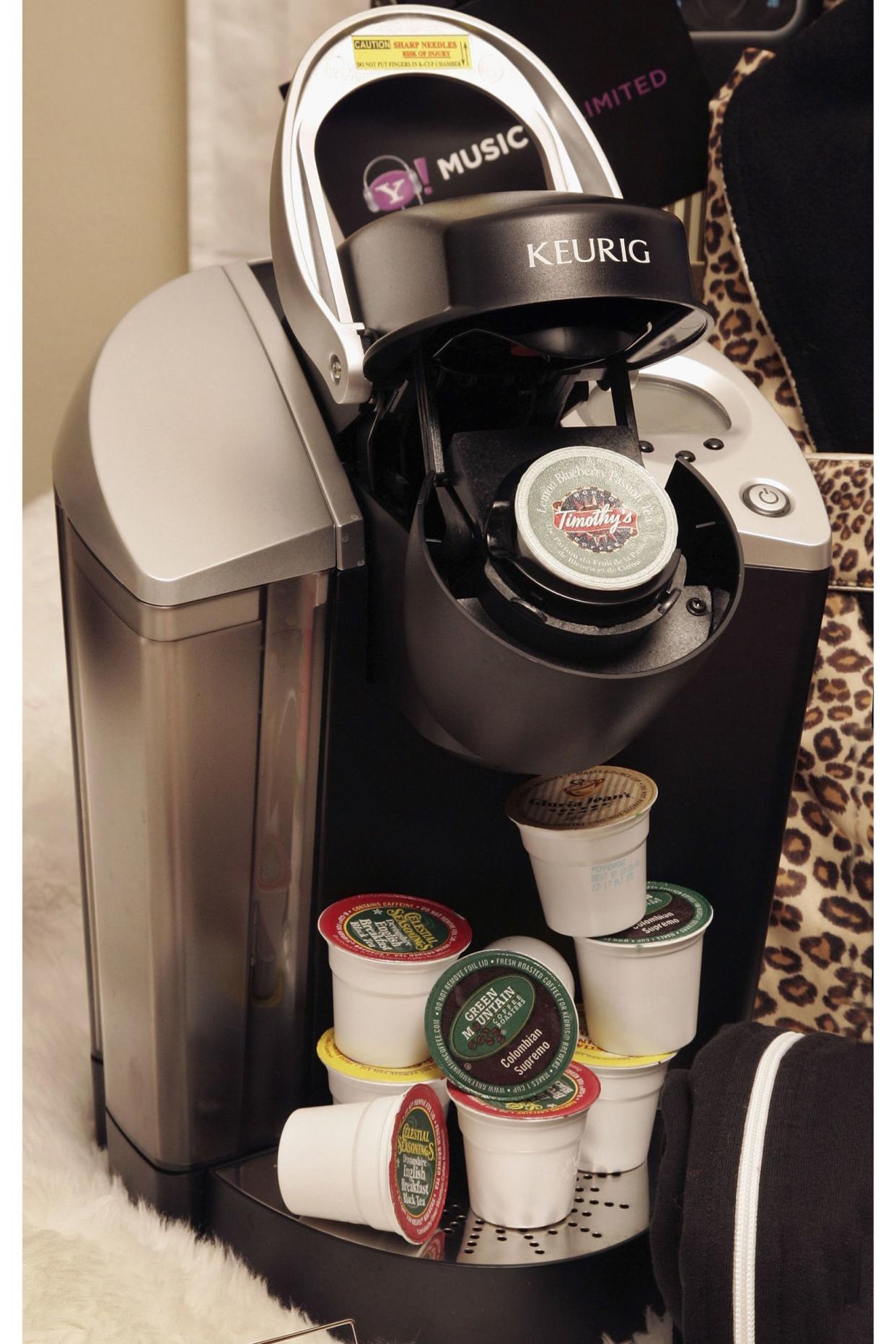 A single cup gourmet brewer by Keurig is part the merchandise in the Grammy Gift Bag by Distictive Assets previewed on January 19, 2006 in Los Angeles, California.