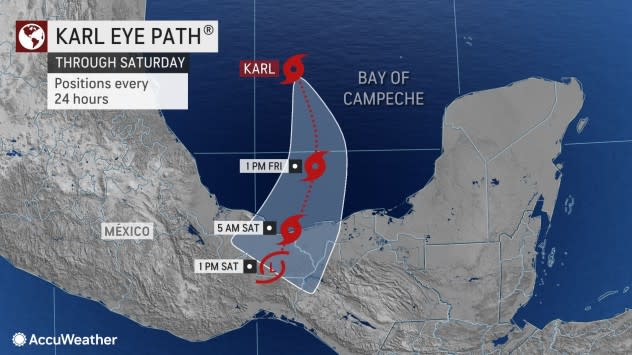 Tropical Storm Karl Develops in the Bay of Campeche - LCRA - Energy, Water,  Community