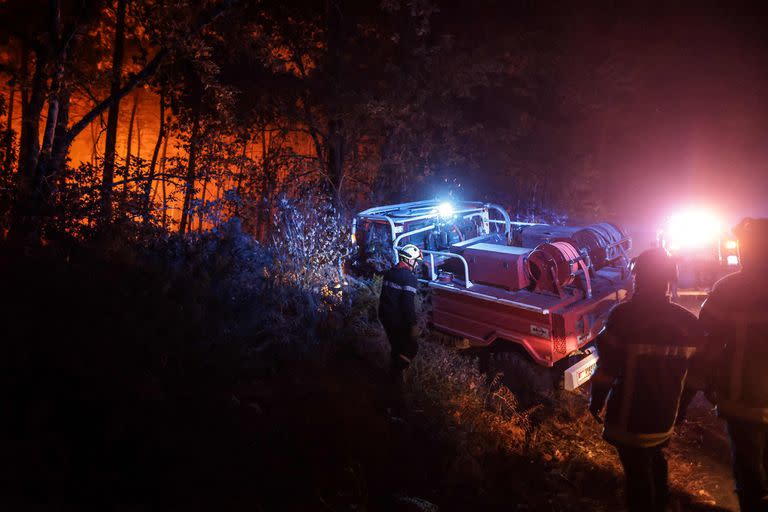 Francia; incendios forestales; Cambio climático; Gironde; Bomberos; Fuego; mundo