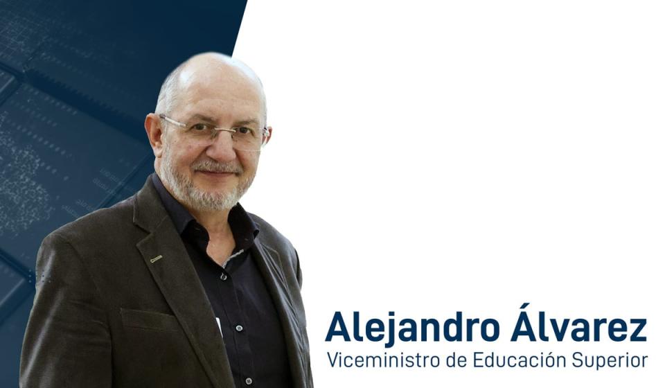 Alejandro Álvarez Gallego es el nuevo viceministro de Educación Superior. Foto: MinEducación