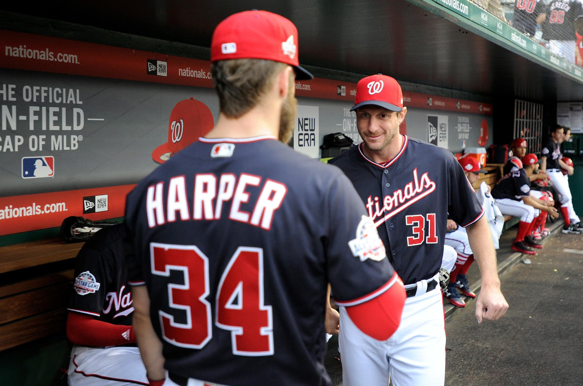 Free download Max Scherzer Bryce Harper carry Nationals past