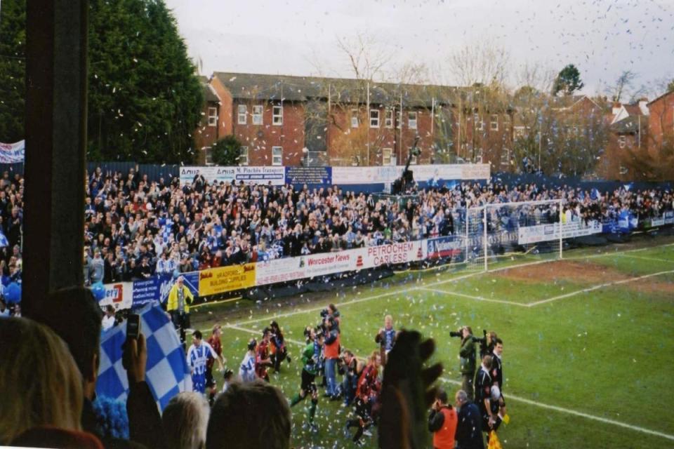 Throwback: over 4,000 packed out St George's Lane for Worcester City's FA Cup tie with Huddersfield Town.