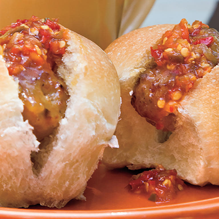 Monster Meatball Sandwiches