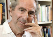 FILE - In this Sept. 8, 2008 file photo, author Philip Roth poses for a photo in the offices of his publisher Houghton Mifflin, in New York. Roth, 79, has said that after looking back on his long and prolific career he decided he had written enough. The novel "Nemesis," published in 2010, apparently will be his last. (AP Photo/Richard Drew, file)