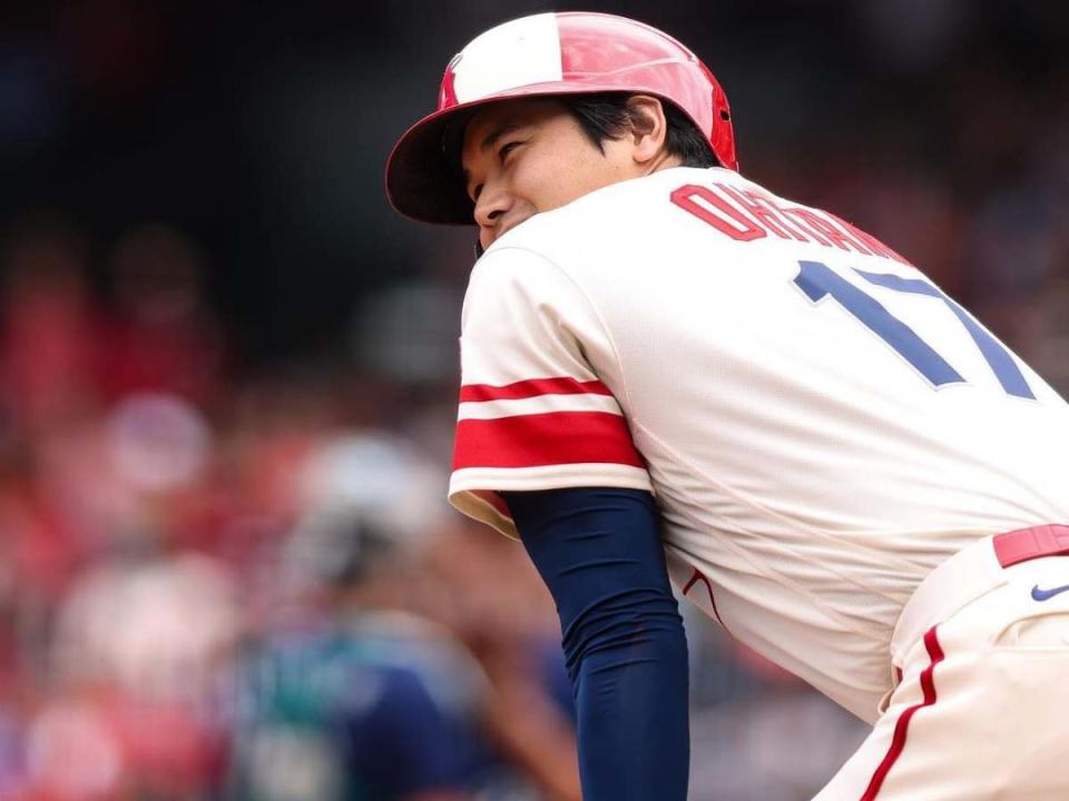 二刀流球星大谷翔平親自報平安，表示手肘手術順利。（圖：IG）