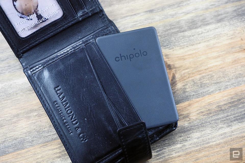 Chipolo Card Spot in wallet