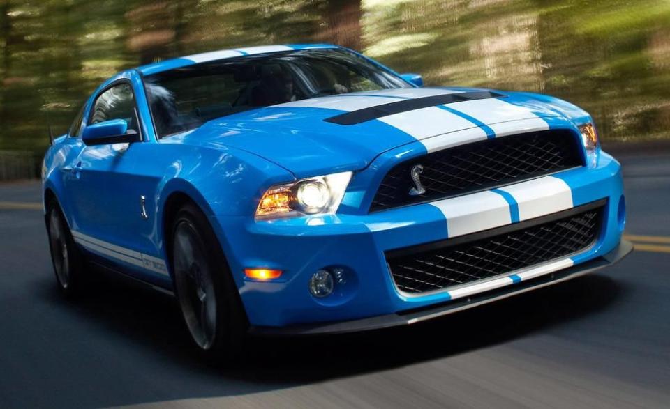 <p>Remember when 540 horses were enough to win Indy or set a Bonneville record? The Shelby lunges forward with a fearsome roar when you mash it, the acceleration making you startlingly heavy in the seat. Even so, Ford thought our 12.9-second quarter-mile was slow by a half-second, but after two test sessions in imperfect conditions—and after letting Ford’s own hot shoe take the wheel—we were unable to better the times. Ford figures the car should run 12.5-second quarters, maybe quicker. Maybe so—we await the proof. Meanwhile, it’s no quicker than a Chevy Camaro SS, which is about $17,000 cheaper. </p><p><a class="link " href="https://www.caranddriver.com/reviews/a16580226/2010-ford-mustang-shelby-gt500-road-test-review/" rel="nofollow noopener" target="_blank" data-ylk="slk:FULL MUSTANG SHELBY GT500 TEST RESULTS;elm:context_link;itc:0;sec:content-canvas">FULL MUSTANG SHELBY GT500 TEST RESULTS</a><br></p>