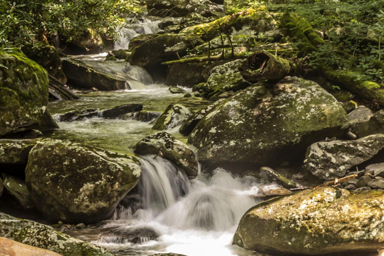 Ramsey Cascades in Great Smoky Mountains National Park. A three-year stream mapping project in the Smokies has led to the discovery of 900 more miles of streams.