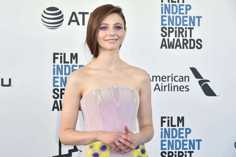 SANTA MONICA, CA - FEBRUARY 23:  Thomasin McKenzie attends the 2019 Film Independent Spirit Awards on February 23, 2019 in Santa Monica, California.  (Photo by David Crotty/Patrick McMullan via Getty Images)