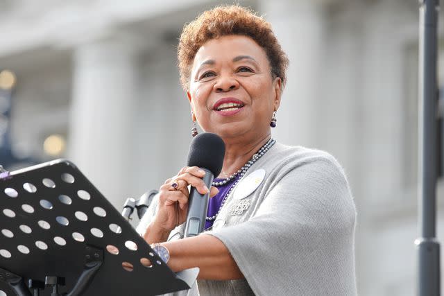 Kelly Sullivan/Getty Images Rep. Barbara Lee, a 2024 candidate for Senate in California