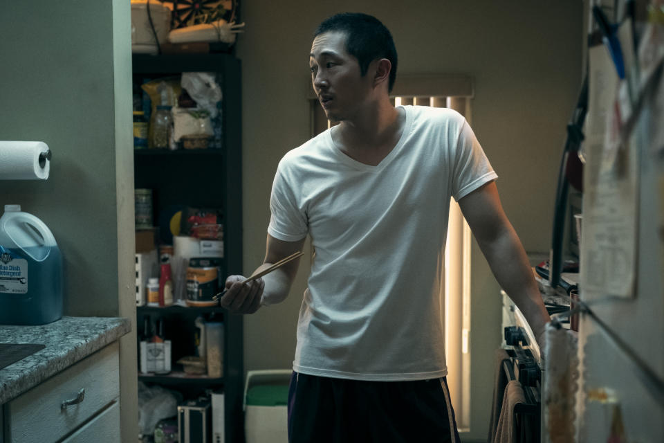 Beef. Steven Yeun as Danny in episode 106 of Beef. Cr. Andrew Cooper/Netflix © 2023