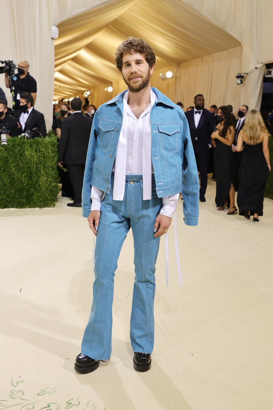 Ben Platt attends the 2021 Met Gala.