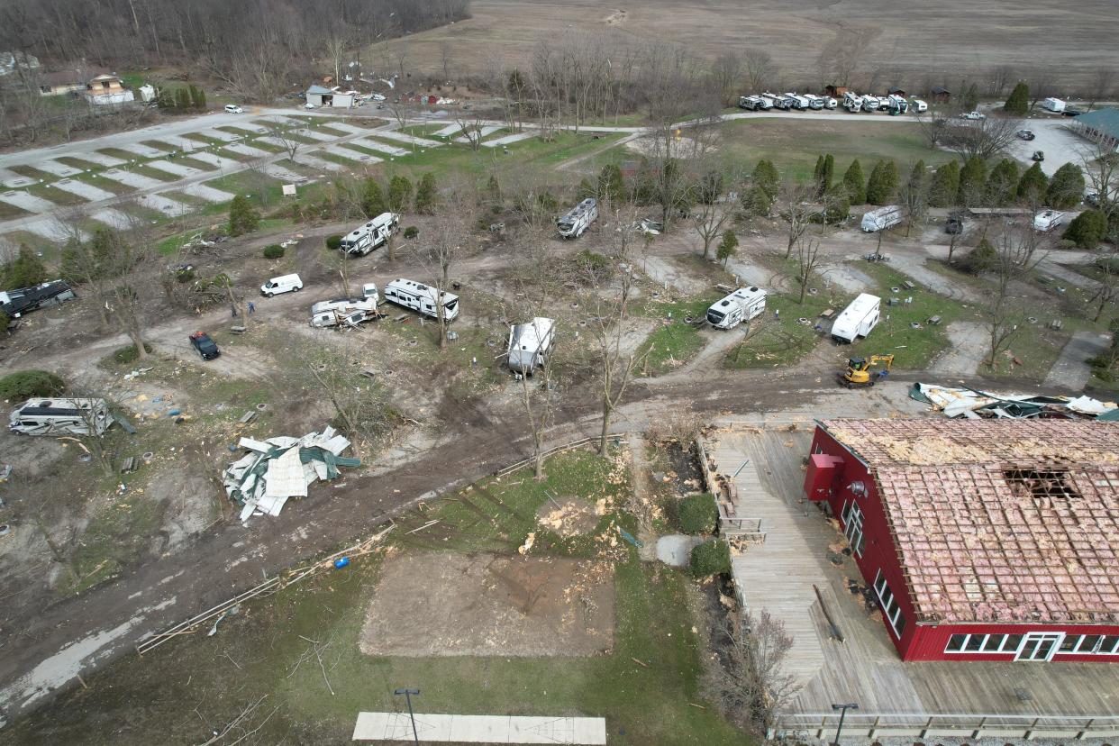 WATCH Sky 7 shows tornado damage in Some still without