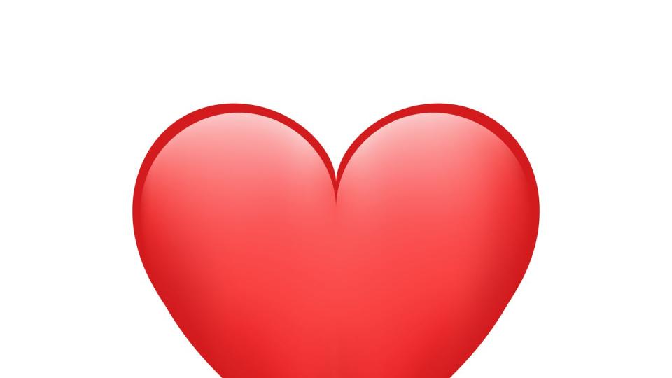 red heart love emoji