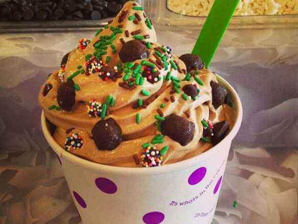 cups frozen yogurt