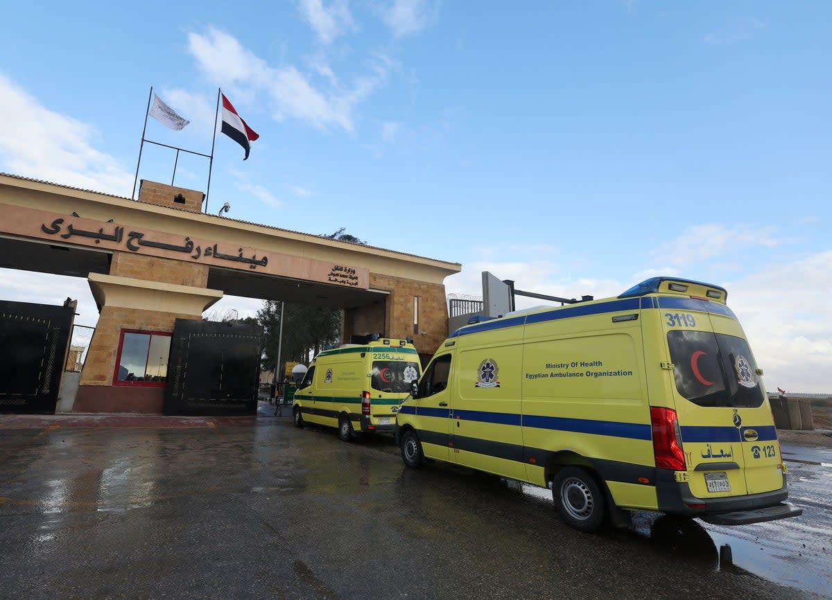 The Rafah crossing (REUTERS)