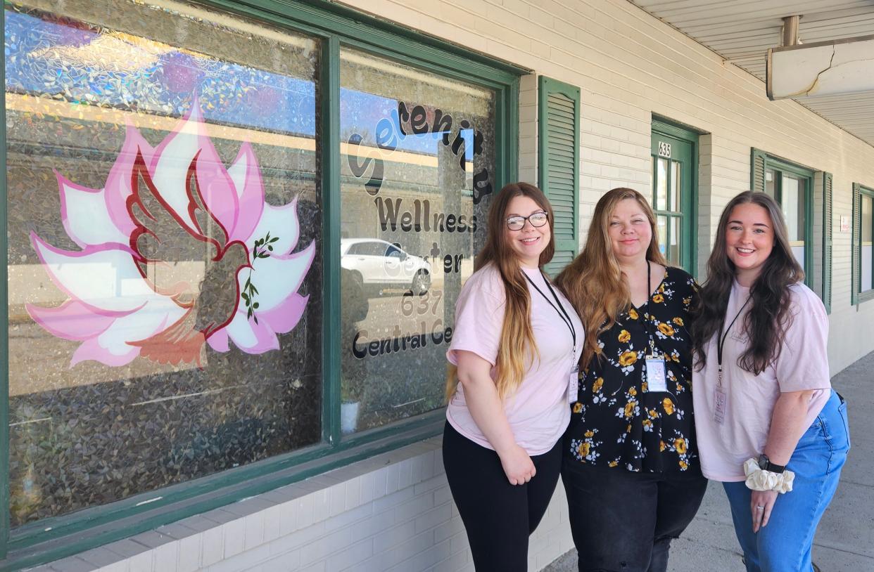 Shaina, Rachel and Kaytlin Conley work as a family to run Serenity Wellness Center in Chillicothe.