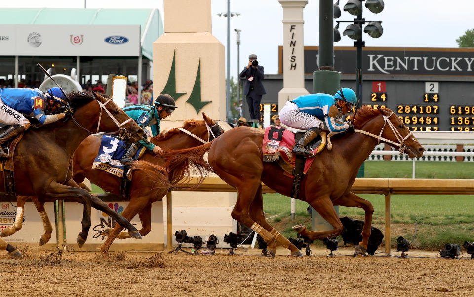 Mage captured the 149th Kentucky Derby. (Sam Mallon/Getty Images)