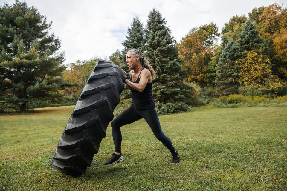 We should be lifting weights as well as running and cycling to stay healthy. (Getty Images)