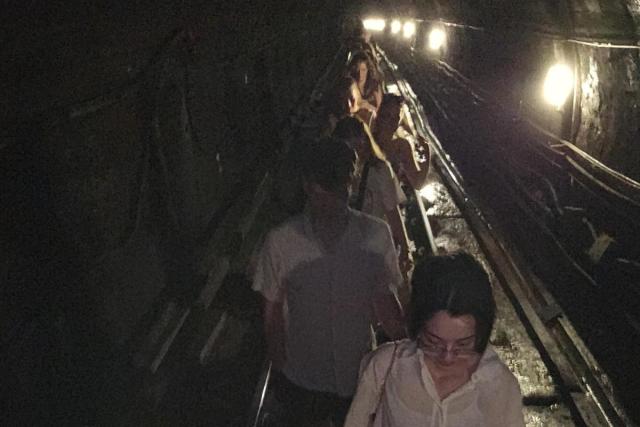 Subway train evacuated after passengers trapped for almost an hour <i>(Image: Supplied)</i>