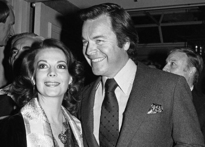 Actress Natalie Wood and her husband, actor Robert Wagner, enter a reception celebrating the first issue of Look Magazine in Beverly Hills, California on Wednesday, Feb. 15, 1979.  / Credit: AP Photo/Huynh