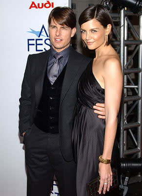 Tom Cruise and Katie Holmes at the AFI Fest opening night gala presentaion of United Artists' Lions for Lambs