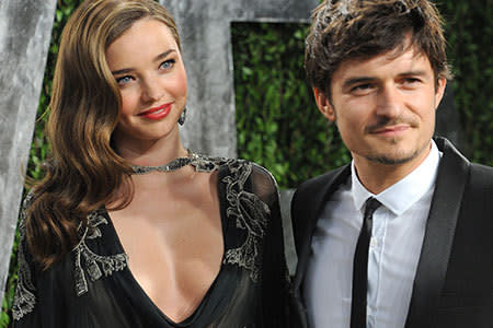 <p>Miranda Kerr, ably supported on the Vanity Fair red carpet by handsome husband Orlando Bloom, wore an elegant Valentino gown on Oscars night.<br><br>Miranda Kerr interview: <a rel="nofollow" href="http://au.lifestyle.yahoo.com/fashion/features/article/-/16179574/miranda-kerr-lets-jump-for-joy/" data-ylk="slk:Let's jump for joy!;elm:context_link;itc:0;sec:content-canvas" class="link ">Let's jump for joy!</a></p>