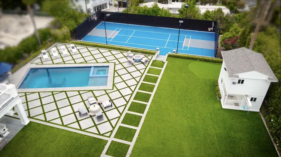 Naomi Osaka's backyard.