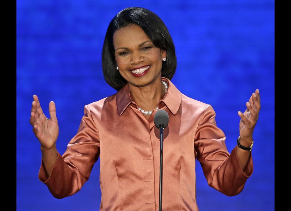 In 2004 cartoonist Ted Rall <a href="http://www.gocomics.com/tedrall/2004/07/05" target="_hplink">mocked Condoleezza Rice by depicting her being sent to a "racial re-education camp"</a> where she refers to herself as a "house nigga" and George W. Bush's "beard." 