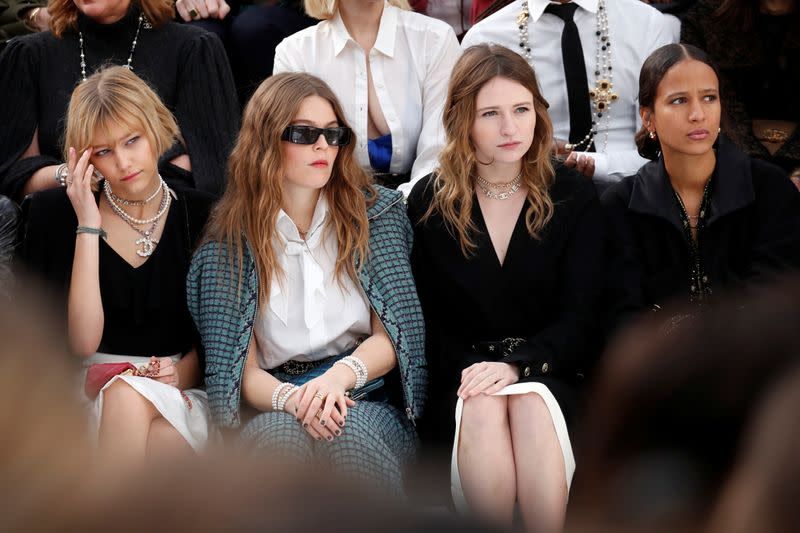 Chanel collection show at Paris Fashion Week