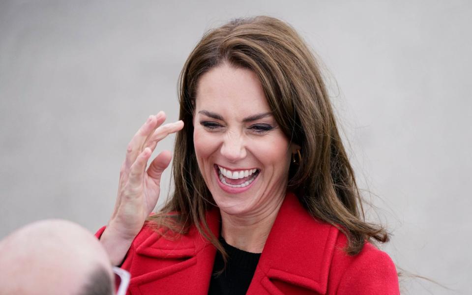 The Princess of Wales arrives for a visit to the RNLI Holyhead Lifeboat Station - Danny Lawson/PA Wire/PA