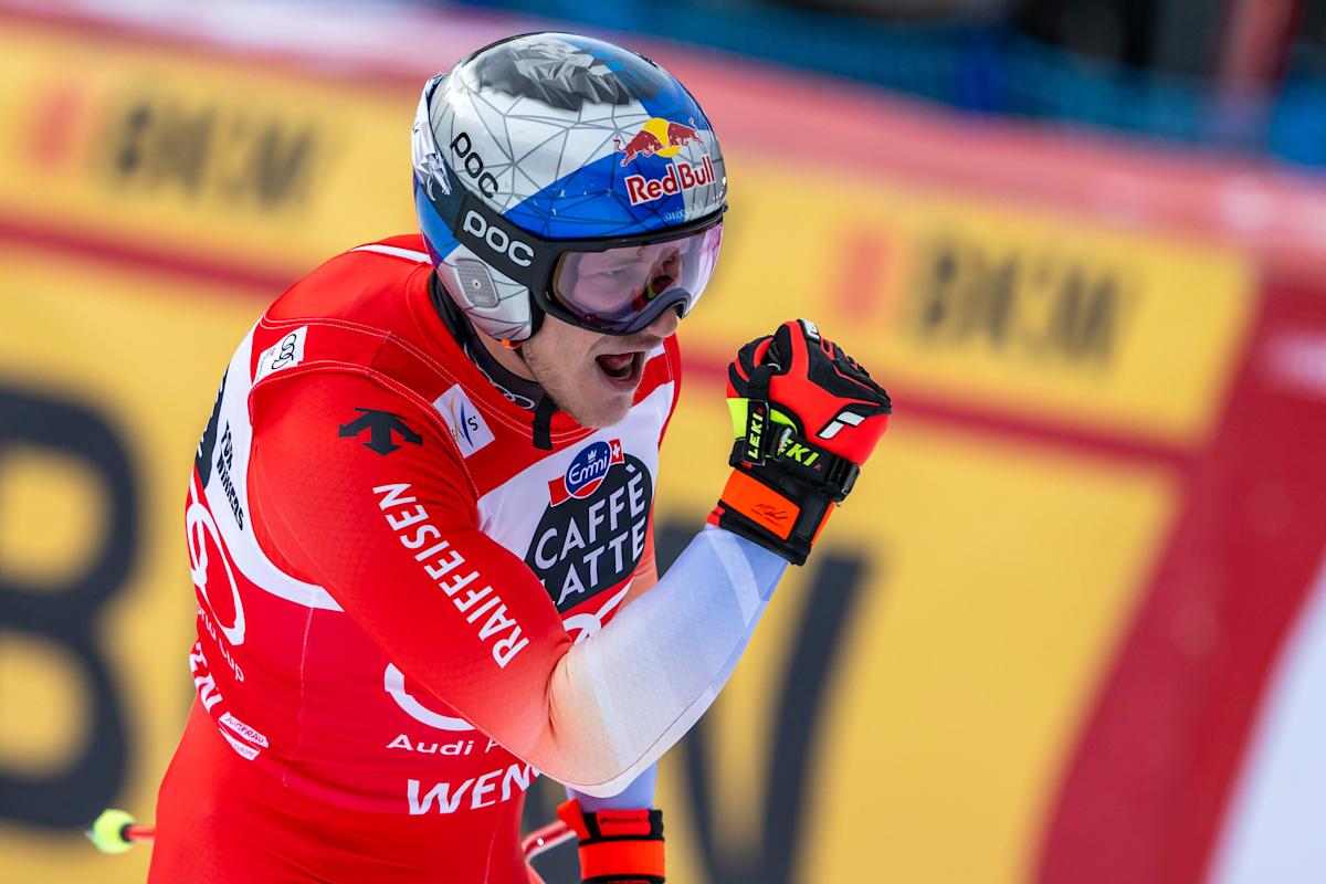 Marco Odermatt claims record 4th downhill victory in Wengen to assert status as Olympic favorite