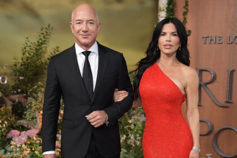 Jeff Bezos and Lauren Sanchez (Dave Benett)