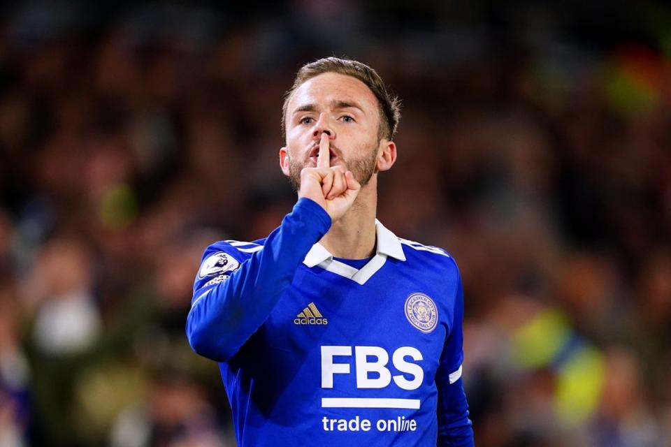 Leicester City’s James Maddison (PA Wire)