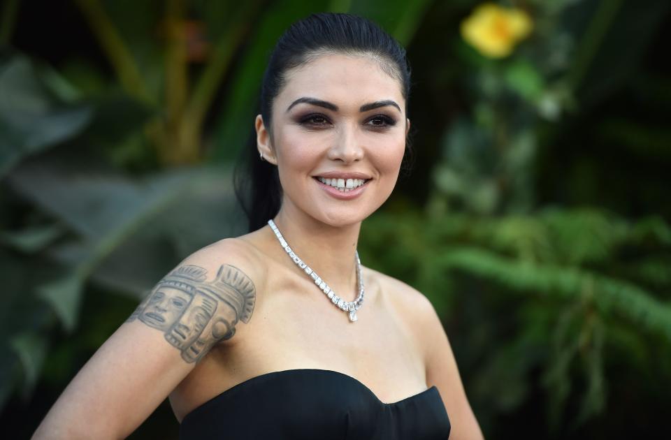 US-Mexican actress Daniella Pineda attends the premiere of 