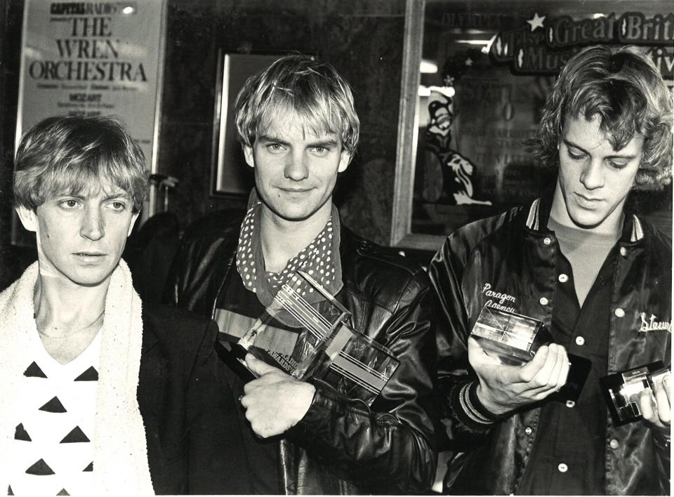 The Police pose after the Capital Radio Awards in 1980 (Leia Clancy, You've Got Three Minutes)