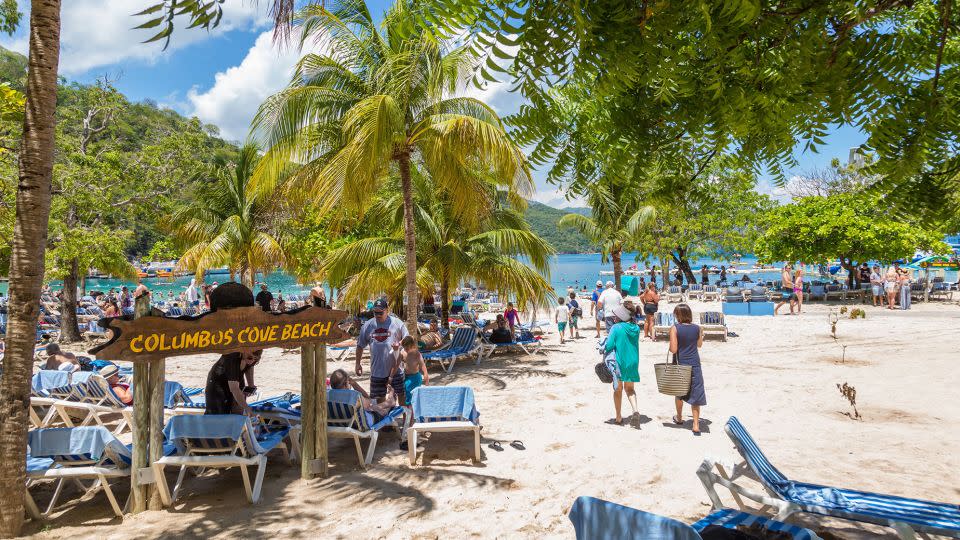 Columbus Cove Beach in Labadee in 2018 - Ron Buskirk/UCG/Getty Images/FILE