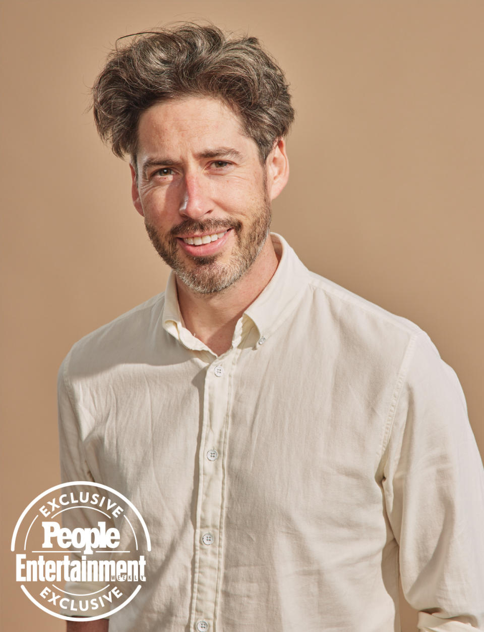 <p>The director poses before a "Tribeca Talks" event</p>